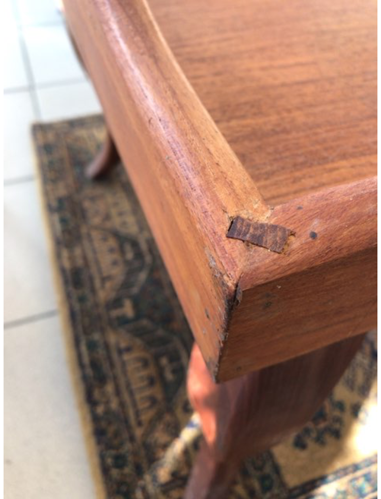 Bakkenbord teak